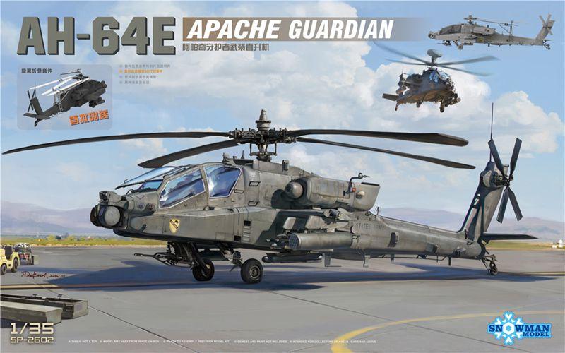 Model Kit Yacht - SNOWMAN MODEL SP-2602 1/35 échelle AH-64E