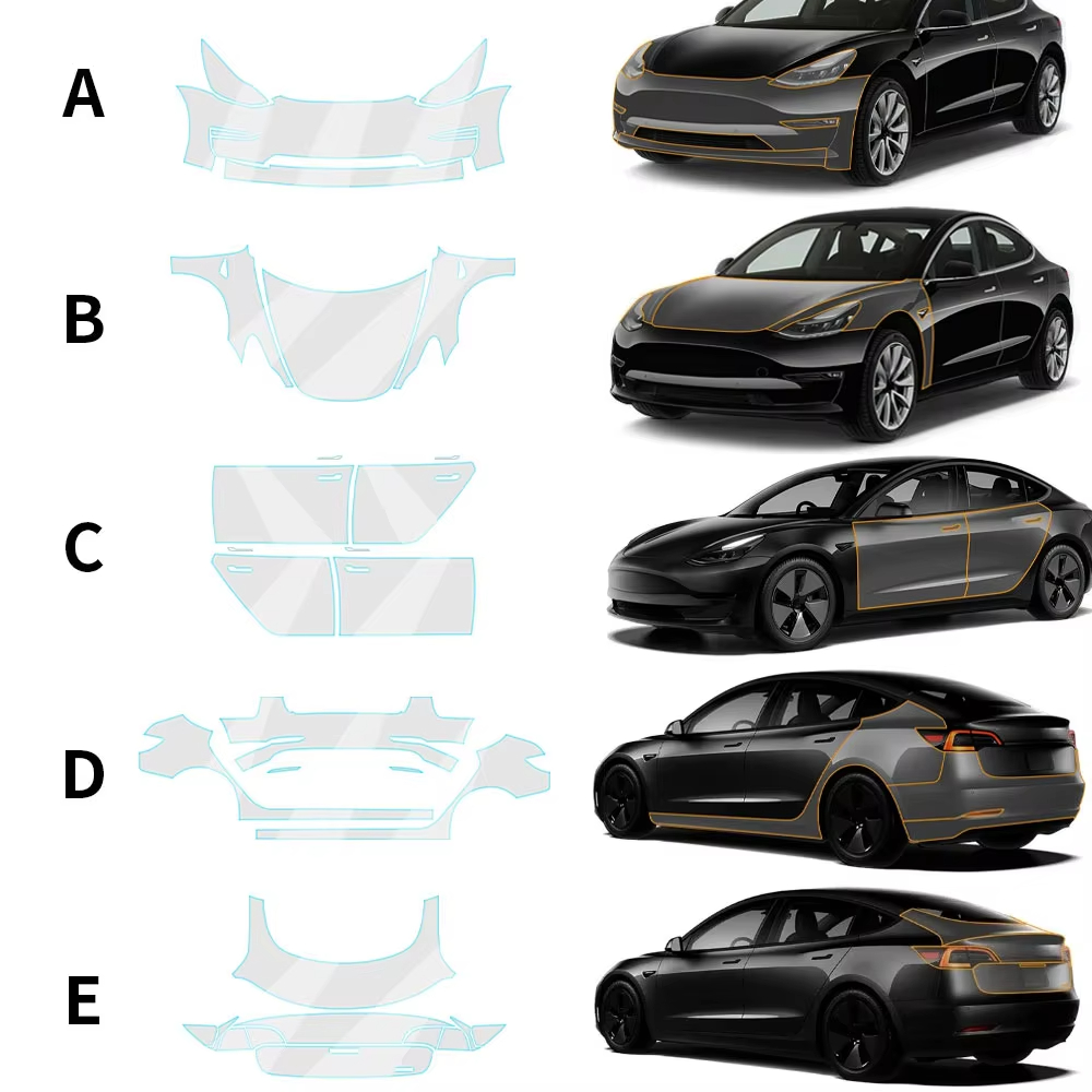Paint Model Kit - Kit PPF pré-coupé pour Tesla modèle