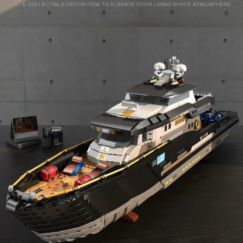 Model Kit Yacht - Reobrix 66103 Modèle de bateau de