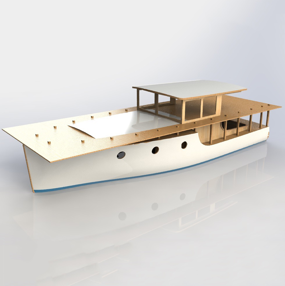 Bateau RC 70cm, petit Yacht cl - Model Kit Yacht avis et prix