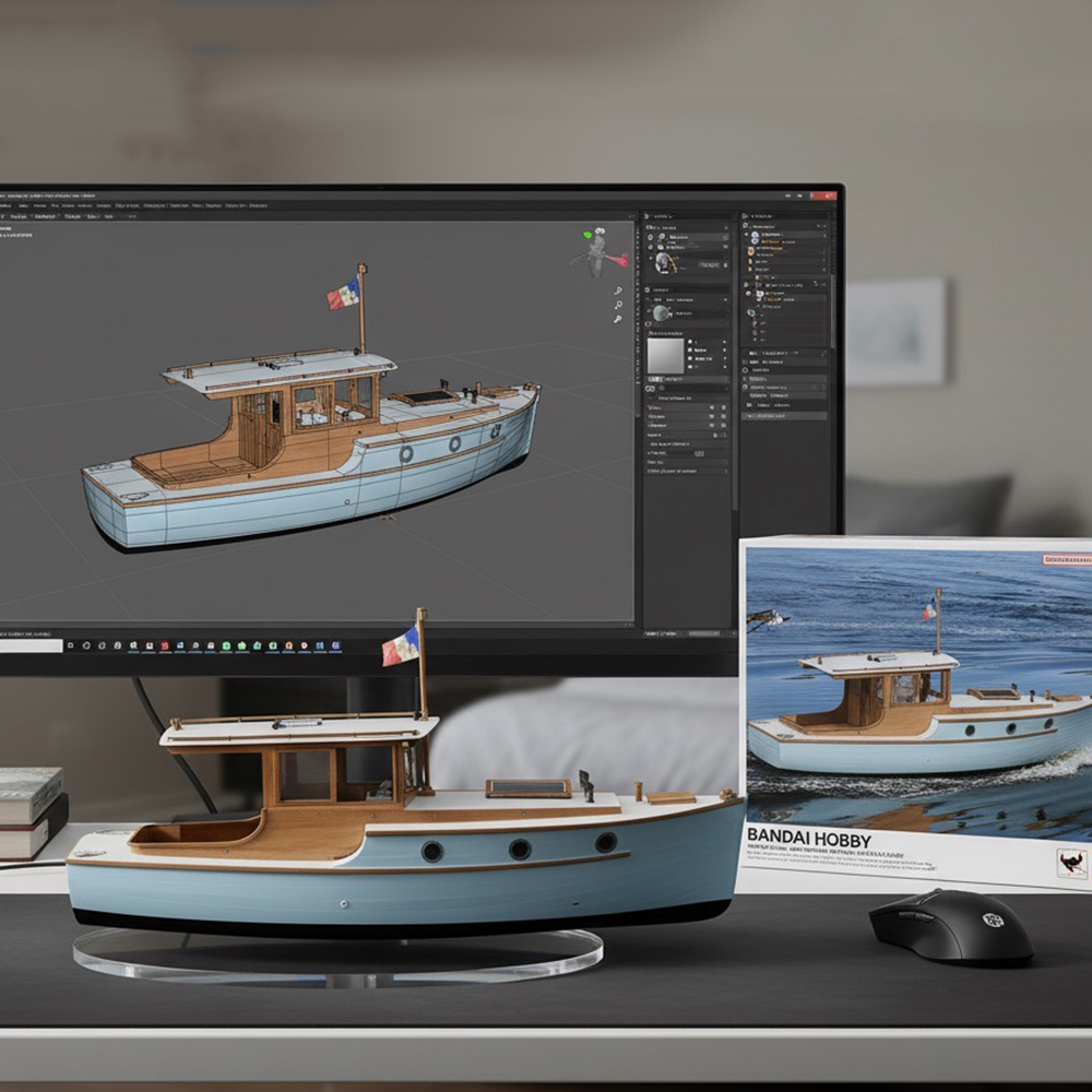 Bateau RC 70cm, petit Yacht cl - Model Kit Yacht avis et prix